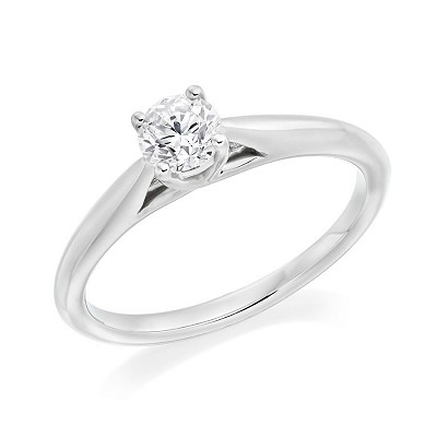 Round Brilliant Cut Diamond Solitaire Ring