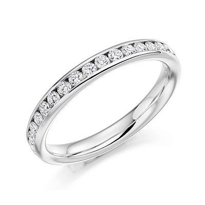 Round Brilliant Diamond Full Eternity Ring